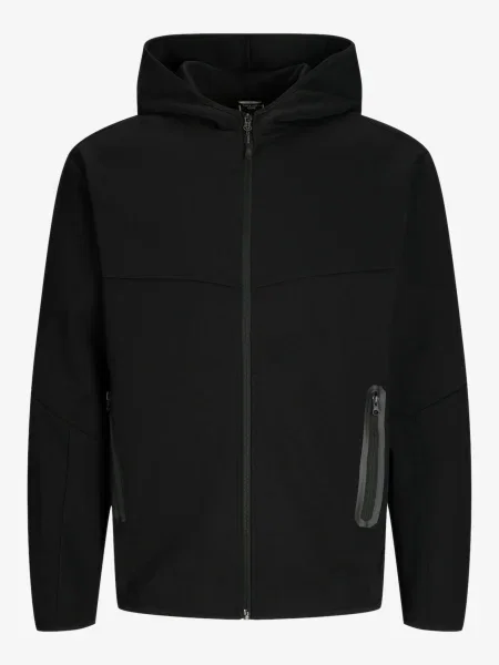 JACK & JONES Tepláková bunda JCofusion' čierna
