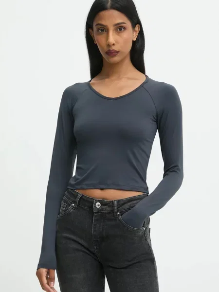 Блуза Answear.Lab дамска с изчистен дизайн сиво