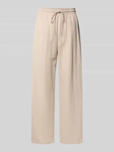 Spodnie o kroju loose fit o szerokości z mieszanki model JANY' Only beżowe