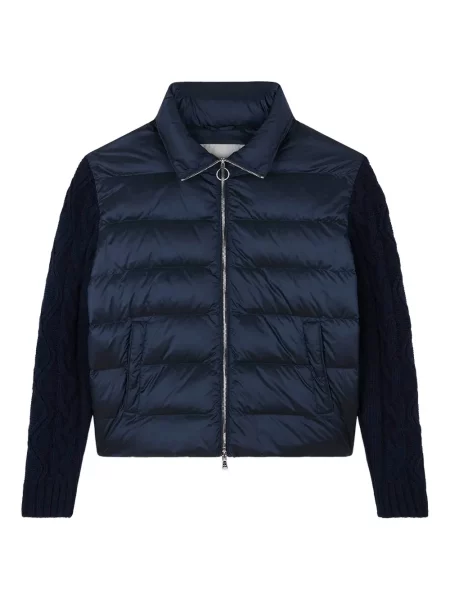 Geacă cu puf Paul & Shark tricotate albastru