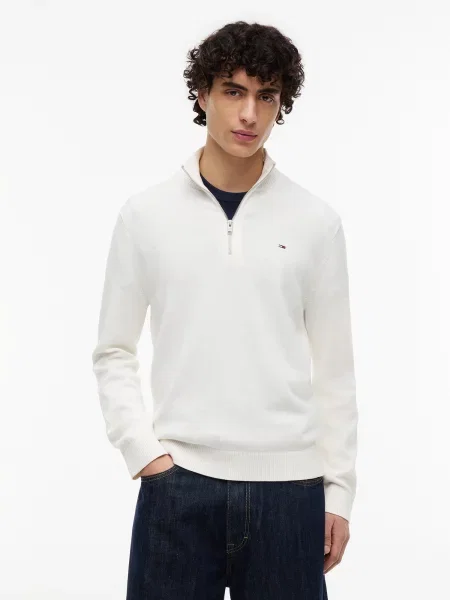 Tommy Jeans Sveter ESS' biela
