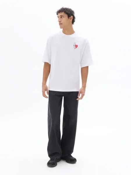 Tricou Celio alb