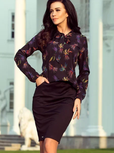 Блуза Numoco черно