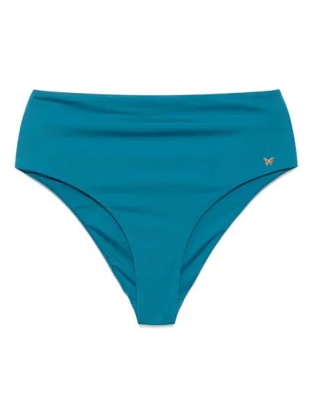 Bikini Kiki De Montparnasse sznurowany koronkowy niebieski