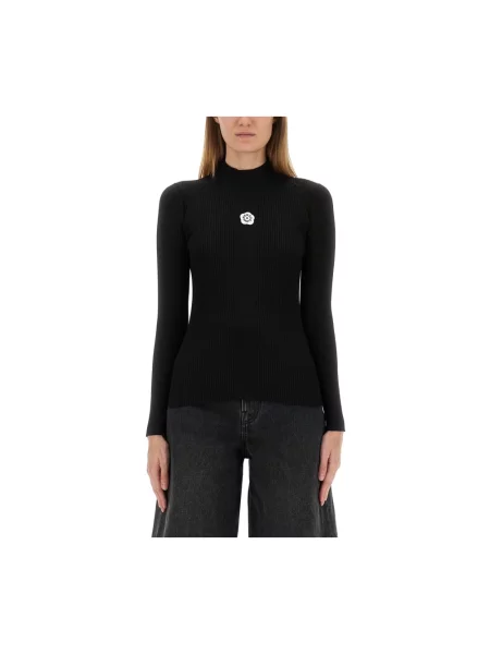Sweter z golfem Kenzo czarny
