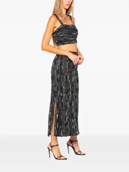 Fustă Jbq din tweed negru