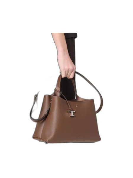 Torebka Tod's skórzana brązowa