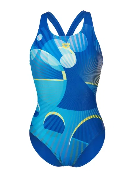 ARENA Enodelne kopalke DEPTH V BACK / voda modra