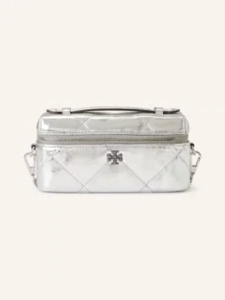Tory Burch Kabelka Kira East-West stříbrná