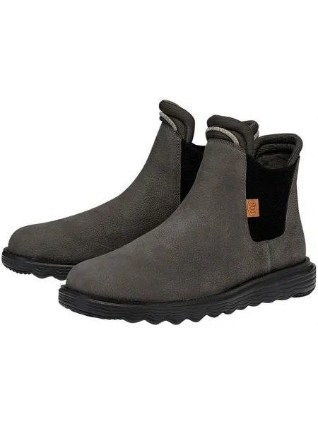 Pantofi Heydude din piele gri