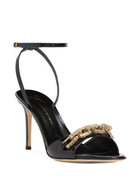 Sandale Giuseppe Zanotti de cristal negru