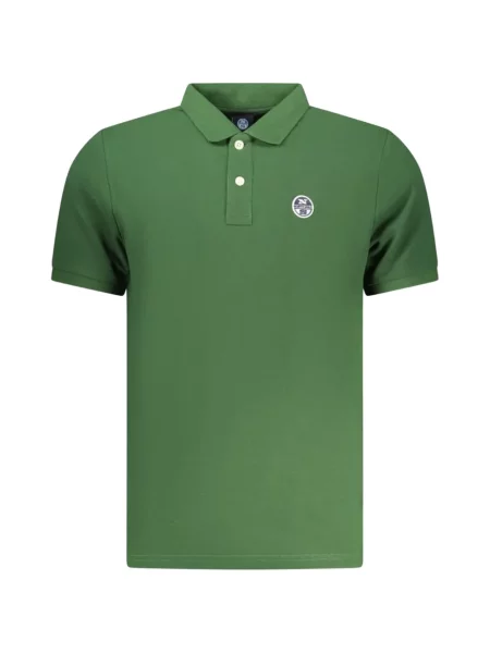 Tricou polo North Sails cu autograf verde