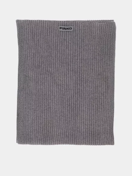PINKO Шарф Віскоза/бавовна сірий