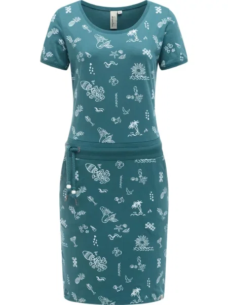 Ragwear Ljetna haljina Baomi Summer cijan / pastelno zelena plava