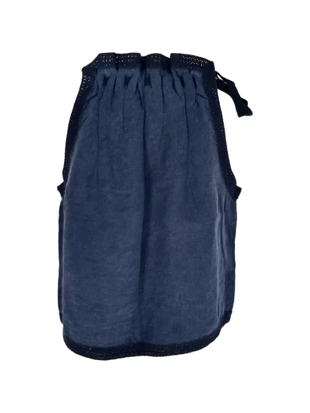 Τοπ Ulla Johnson με halter λαιμόκοψη μπλε