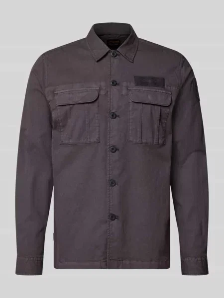 Koszula casualowa o kroju regular fit z na piersi model cavalry' Pme Legend