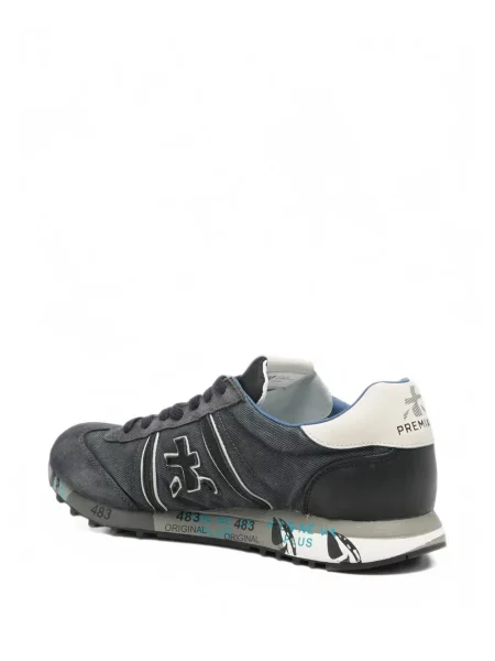 Sneaker Premiata autogrammal kék