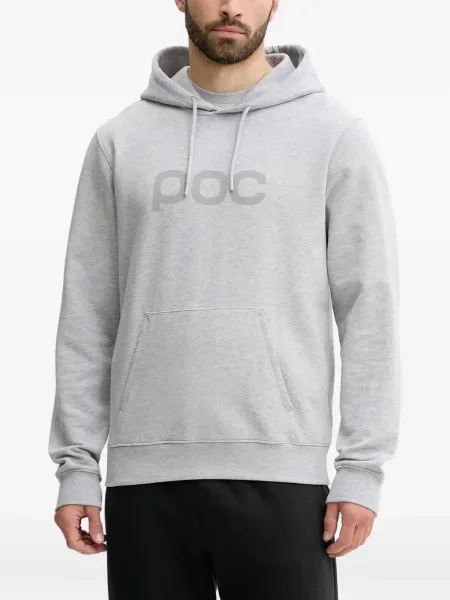 Majica s kapuljačom Poc s printom siva