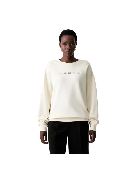 Bluza Michael Kors z logo beżowa