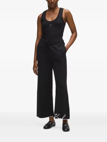 Pantaloni Karl Lagerfeld negru