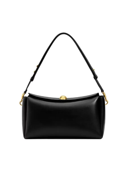 Torebka crossbody Ami Paris skórzana czarna