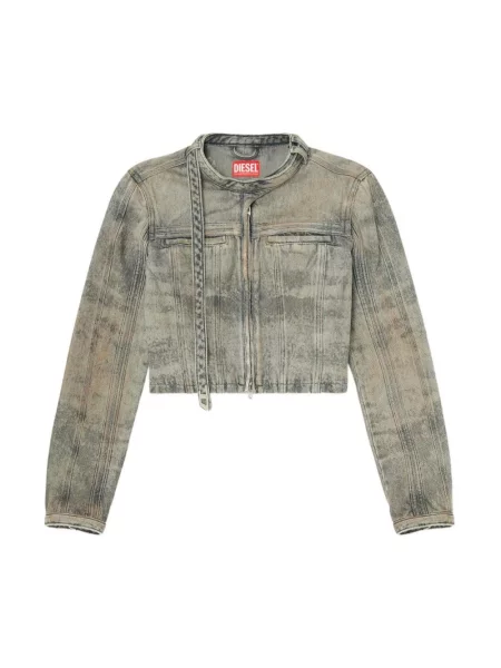 Krótka kurtka Diesel szara