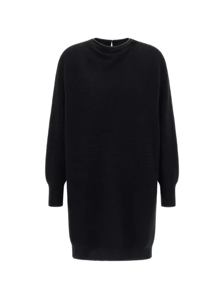 Rochie mini Brunello Cucinelli tricotate negru