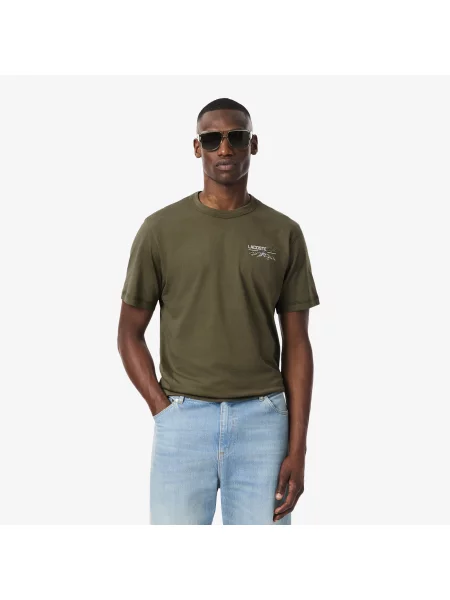 Футболка Lacoste зеленая