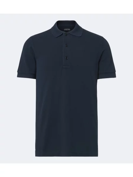 Tricou polo Tom Ford albastru