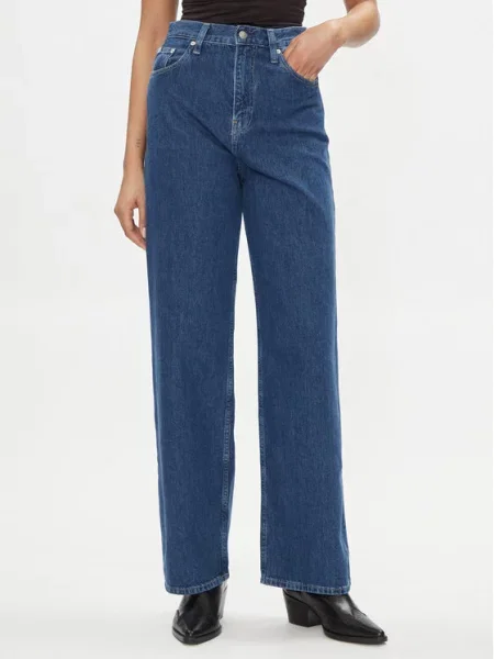 Calvin Klein Jeans Τζιν Σκούρο μπλε