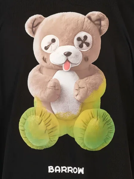 Ursuleț de pluș tricou Barrow cu imagine negru