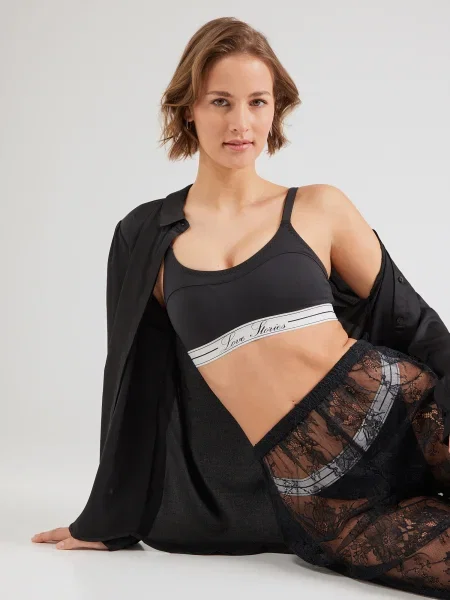 LOVE Stories Sutien Tori negru alb