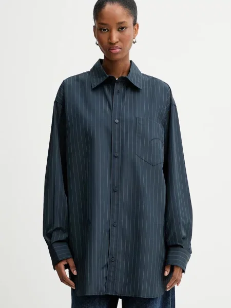 Риза G-Star Oversized тъмносиньо