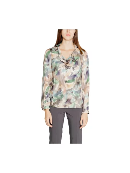 Wielobarwność bluzka Rinascimento szara