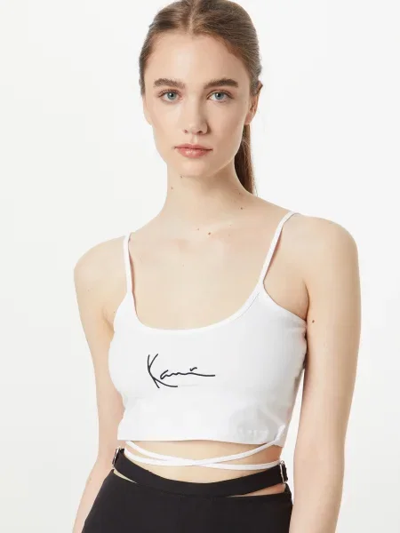 Top Karl Kani alb