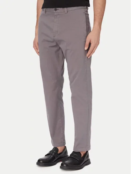 HUGO Pantaloni chino închis gri
