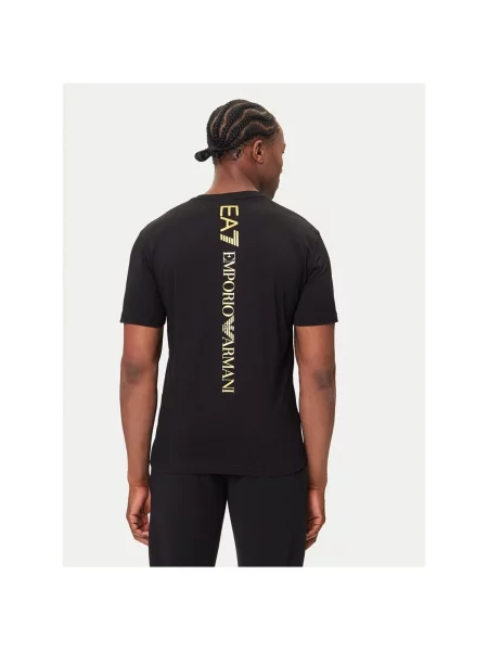 Tričko Ea7 Emporio Armani černé