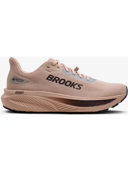 Buty do biegania Brooks Ghost 18 GORE-TEX medium beige szary jasny czarny