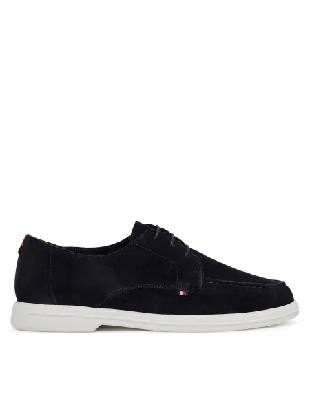 Derby cipő Tommy Hilfiger sötétkék