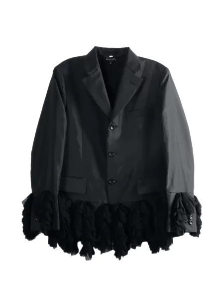 Geacă Comme Des Garçons cu volane negru