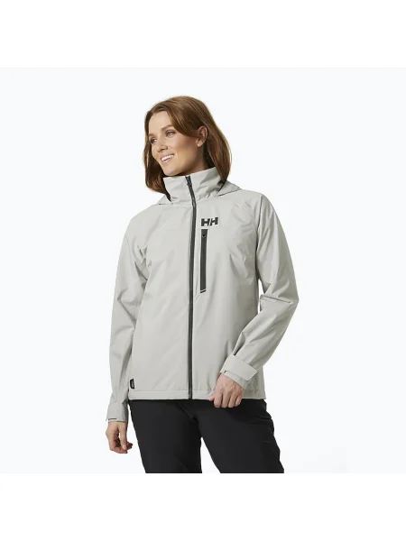 Bunda Helly Hansen s kapucňou sivá