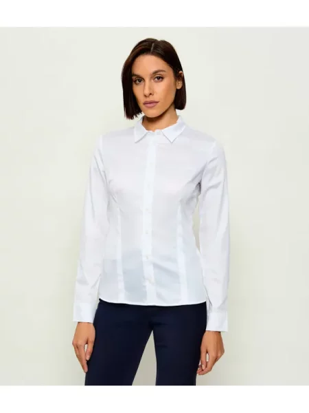 Cămașă Guess Jeans alb
