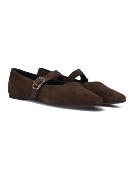 Balerinki Vagabond Shoemakers zamszowe brązowe