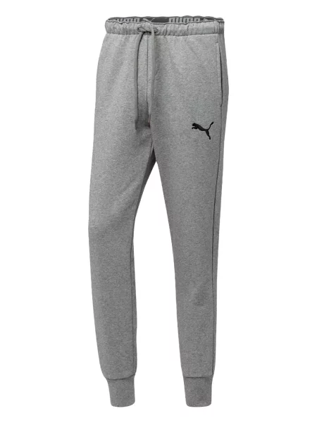 Pantaloni Puma din fleece alergare gri