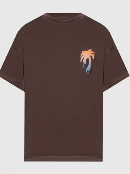 Футболка I Love PA Palm Angels коричнева