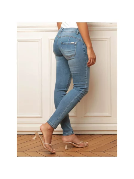 Blugi La Modeuse albastru