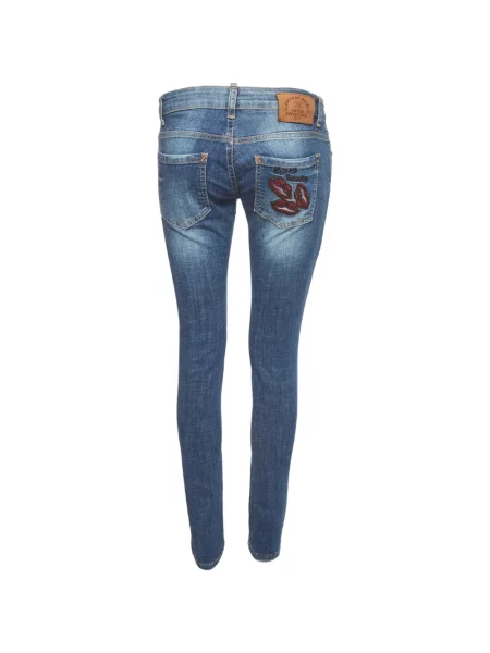 Viseltes hatású farmerek Dsquared2 kék