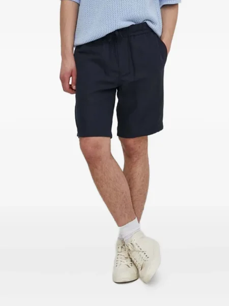 Pantaloni chino Samsøe Samsøe albastru