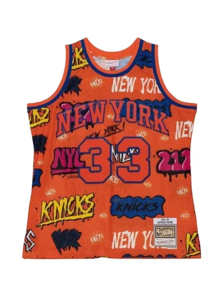 Cămașă Mitchell & Ness portocaliu