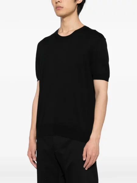 Tricou Tom Ford cu decolteu în U negru